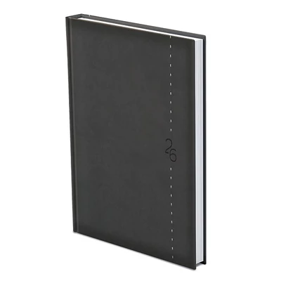 Határidőnapló TOPTIMER Linea L011 B/5 heti fehér lapos sötétszürke 2026.