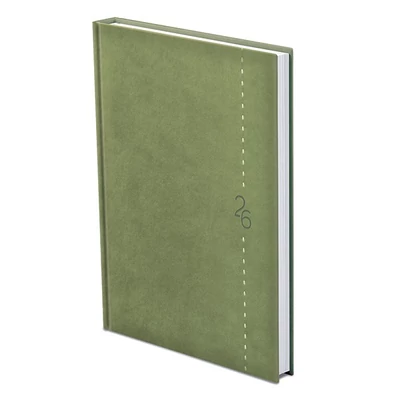 Határidőnapló TOPTIMER Linea L011 B/5 heti fehér lapos zöld 2026.