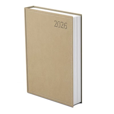 Határidőnapló TOPTIMER Traditional T020 B/5 napi fehér lapos bézs 2026.