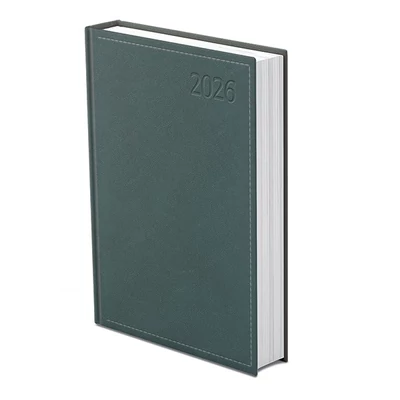 Határidőnapló TOPTIMER Traditional T020 B/5 napi fehér lapos zöld 2026.