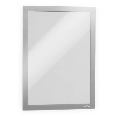Infokeret DURABLE Duraframe A/4 sima felületre mágneses ezüst 2 darabos