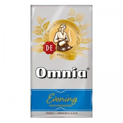 Kávé őrölt DOUWE EGBERTS Omnia Evening koffeinmentes 250 g