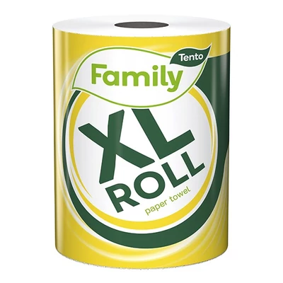 Kéztörlő tekercses háztartási TENTO XL 40 m 1 tekercses 2 rétegű