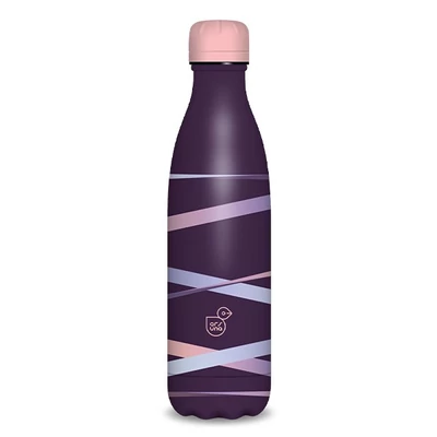 Kulacs duplafalú ARS UNA fém 500 ml Ribbon lila