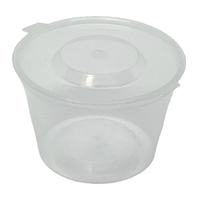 Műanyag egybefedeles szószos doboz PP 100ml 50 darabos