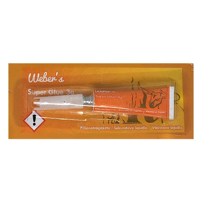 Pillanatragasztó WEBER`S Glue 3 g