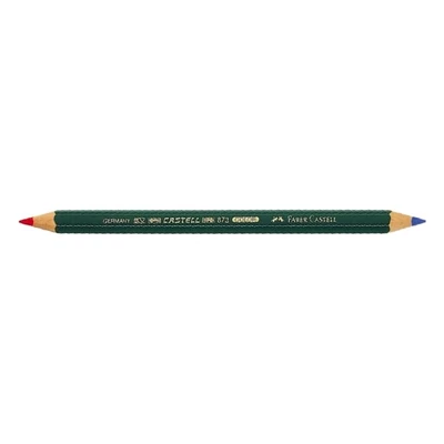 Postairón FABER-CASTELL hatszögletű vastag piros-kék