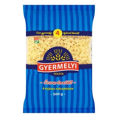 Száraztészta csavartmetélt GYERMELYI 4 tojásos 500 g
