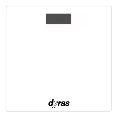 Személymérleg DYRAS PS-2013WH LCD üveg fehér