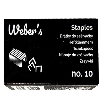 Tűzőkapocs WEBER`S No.10 1000db/dob