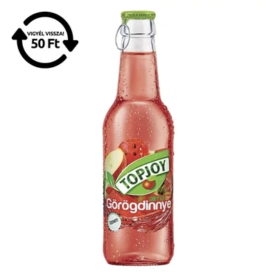 Üdítőital szénsavmentes TOPJOY alma-görögdinnye üveges 0,25L DRS