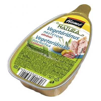 Vegetáriánus pástétom HAMÉ natúra olivával 105 g