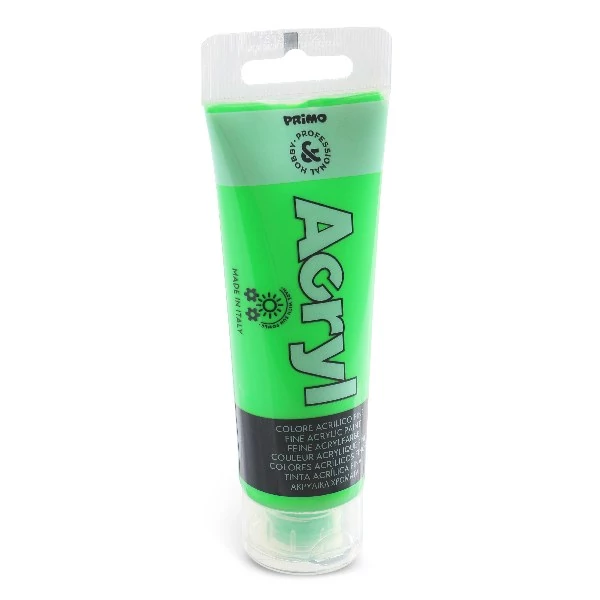 Akrilfesték PRIMO 75 ml neon zöld