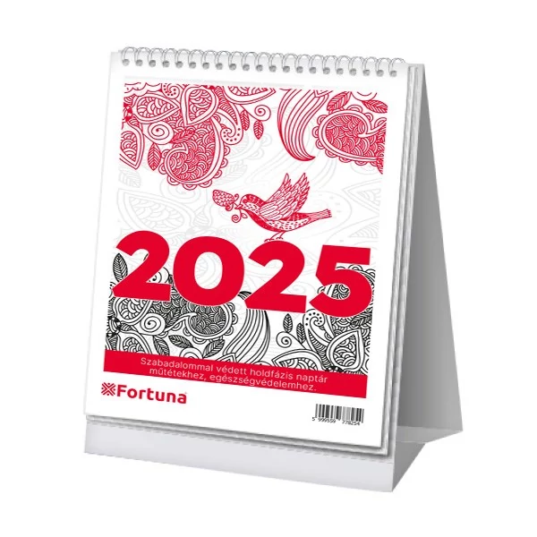 Asztali naptár FORTUNA BA21 holdfázissal 2026.
