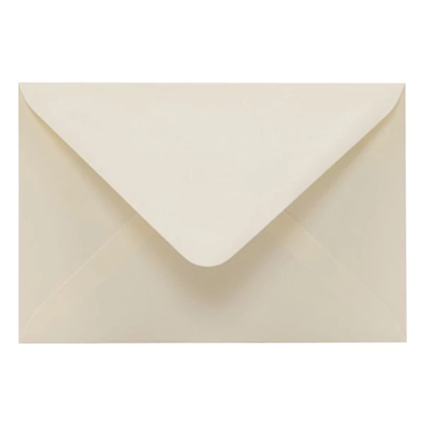 Boríték színes KASKAD LC/6 enyvezett 114x162mm 53 világos sárga 50 darabos