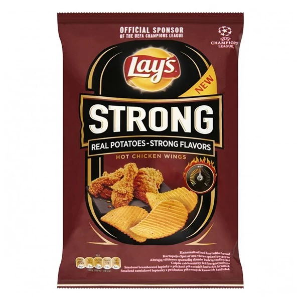 Burgonyachips LAY`S Strong csípős szárnyas 55 g