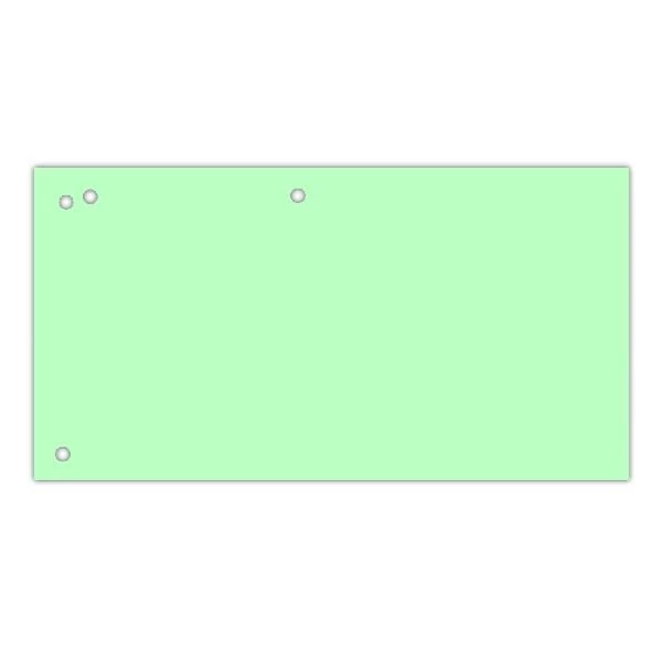 Elválasztócsík DONAU 105x235 mm karton zöld 100 darabos