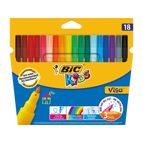 Filctoll BIC Kids Visa 880 18 darabos