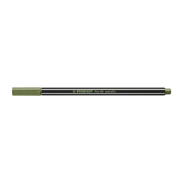 Filctoll STABILO Pen 68 metallic világoszöld