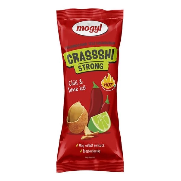 Földimogyoró tésztabundában MOGYI Crasssh! Strong chili-lime 60 g