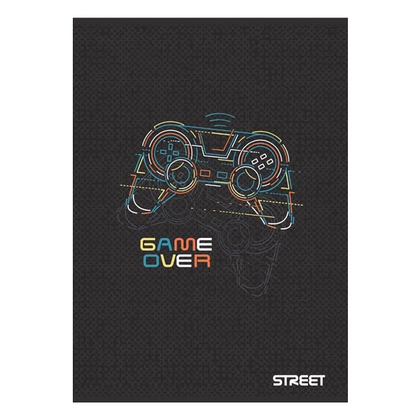 Füzet kockás STREET A/4 54 lapos Gaming