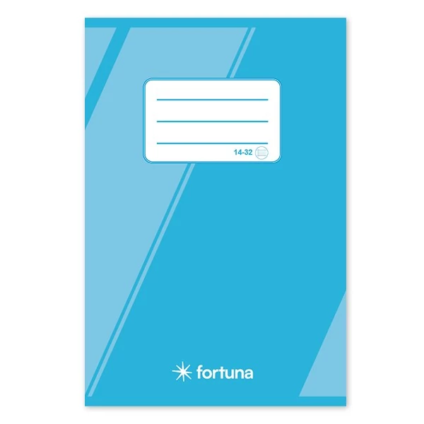 Füzet vonalas FORTUNA Basic A/5 32 lapos 14-32 1.osztályos