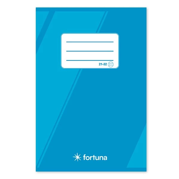 Füzet vonalas FORTUNA Basic A/5 32 lapos 21-32 4-8.osztályos