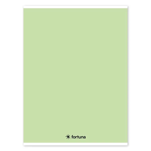 Füzet vonalas FORTUNA Monocolor A/4 32 lapos pasztell zöld