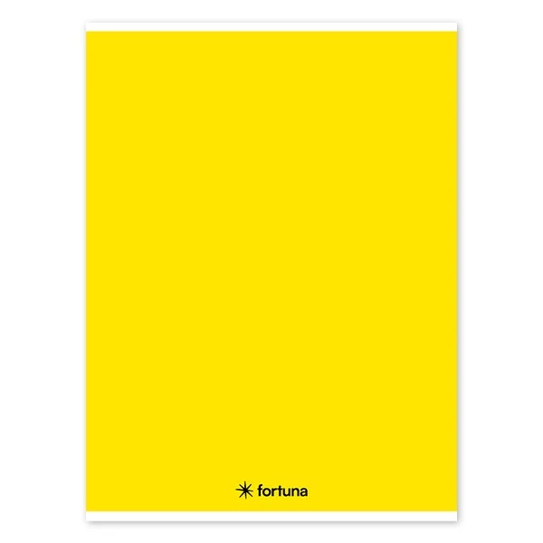 Füzet vonalas FORTUNA Monocolor A/4 32 lapos sárga