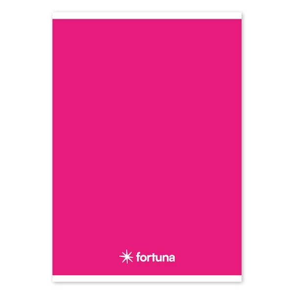 Füzet vonalas FORTUNA Monocolor A/5 32 lapos magenta