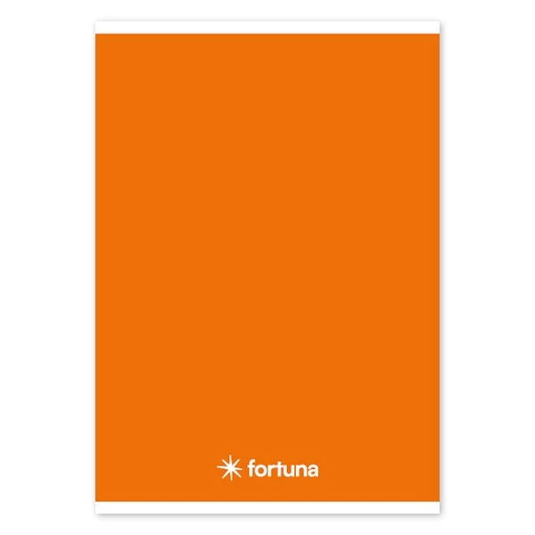 Füzet vonalas FORTUNA Monocolor A/5 32 lapos narancssárga