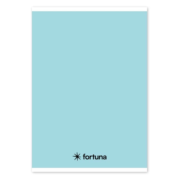 Füzet vonalas FORTUNA Monocolor A/5 32 lapos pasztell kék