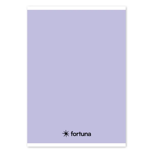 Füzet vonalas FORTUNA Monocolor A/5 32 lapos pasztell lila