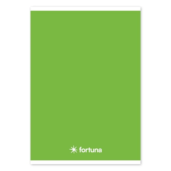 Füzet vonalas FORTUNA Monocolor A/5 32 lapos zöld