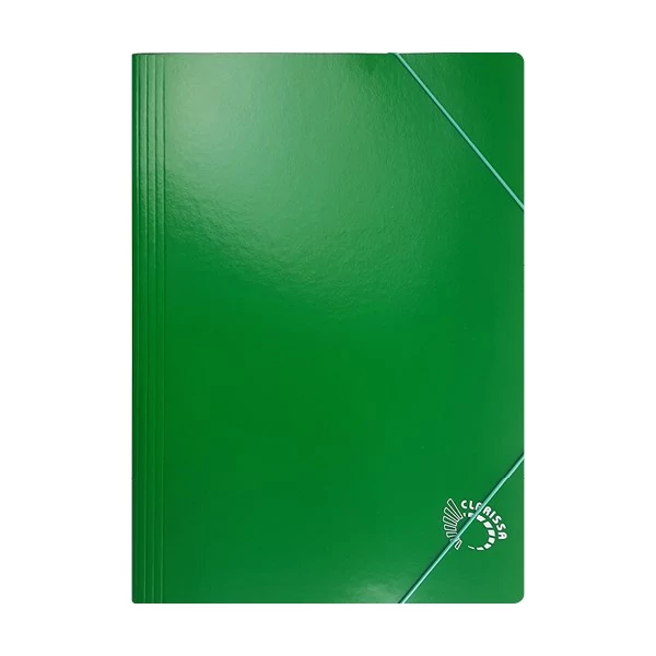 Gumis mappa CLARISSA A/4 papír 320 g zöld