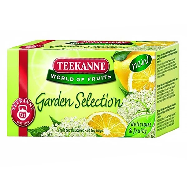 Gyümölcstea TEEKANNE Garden Selection bodza-citrom 20x2,5 g