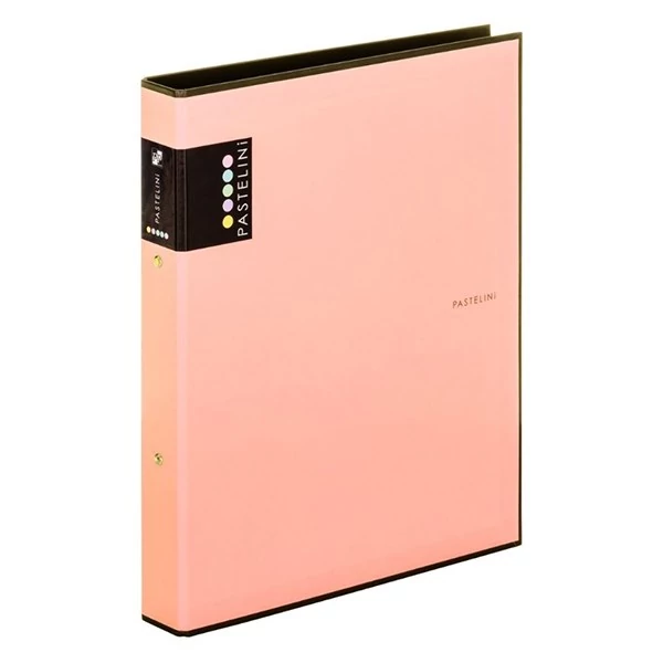 Gyűrűskönyv PASTELINI A/4 2 gyűrű PP 40 mm barack