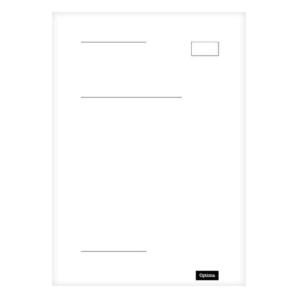 Iratgyűjtő OPTIMA A/4 90 g fehér
