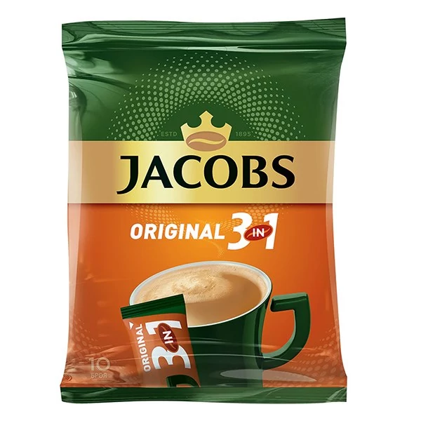 Kávé instant JACOBS 3in1 10x12,6 g