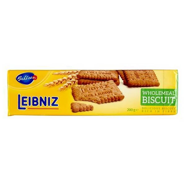 Keksz BAHLSEN Leibniz Vollkorn teljes kiörlésű 200 g