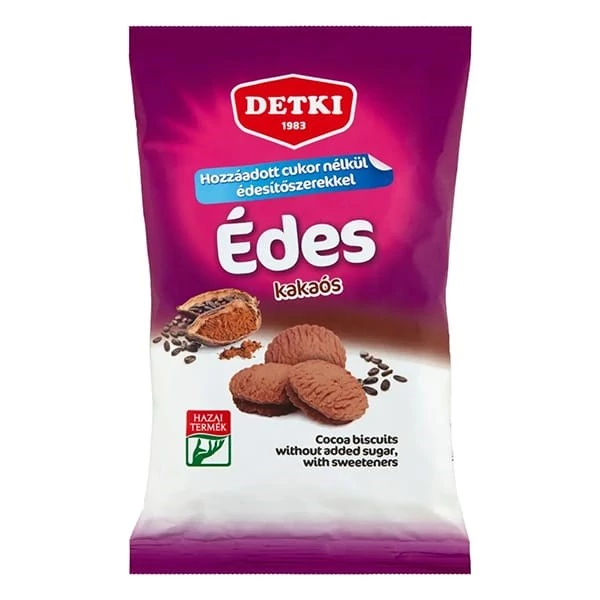 Keksz DETKI Vital Édes hozzáadott cukor nélkül kakaós 180 g