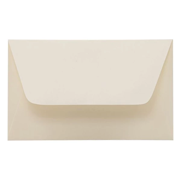 Névjegyboríték színes KASKAD enyvezett 70x105mm 12 vanilia 50 darabos