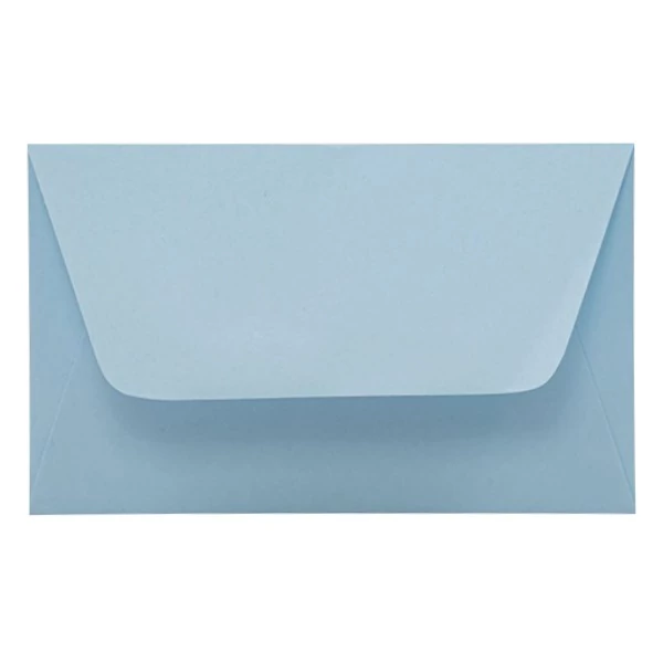 Névjegyboríték színes KASKAD enyvezett 70x105mm 72 azúr kék 50 darabos