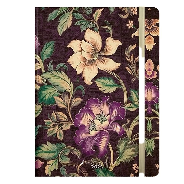 Notesz ponthálós DOLCE BLOCCO Secret Journal A/5 176 oladalas Purple Royal keménytáblás gumis