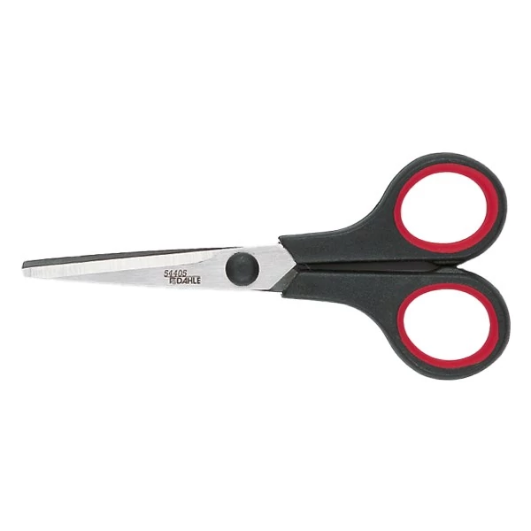 Olló irodai DAHLE 54405 gumifogós 14 cm fekete