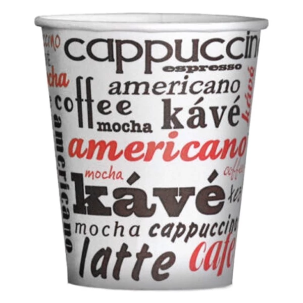 Pohár eldobható papír LAVAZZA 180 ml 100 darabos
