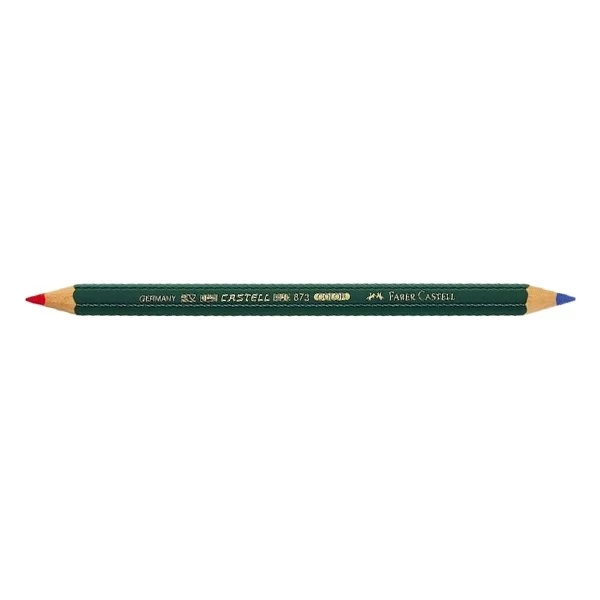 Postairón FABER-CASTELL hatszögletű vastag piros-kék