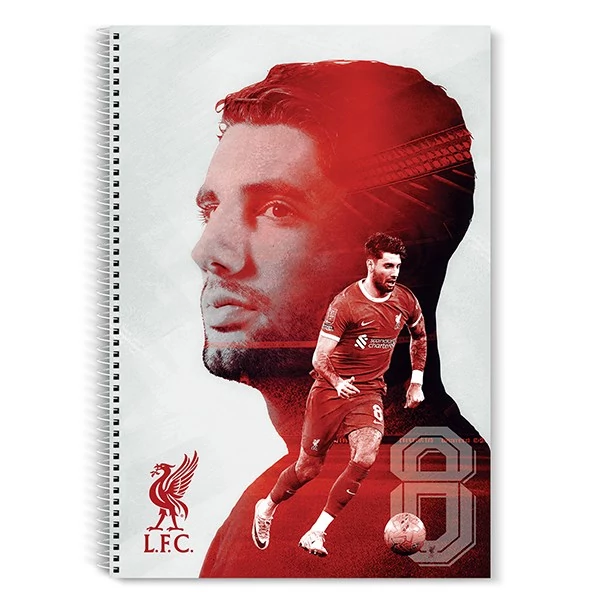 Spirálfüzet vonalas LIVERPOOL A/4 70 lapos