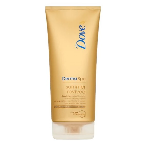 Testápoló DOVE Summer Revived önbarnító világos-normál bőrre 200ml