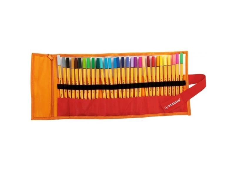 Tűfilc STABILO Point 88 rollerset 30 darabos